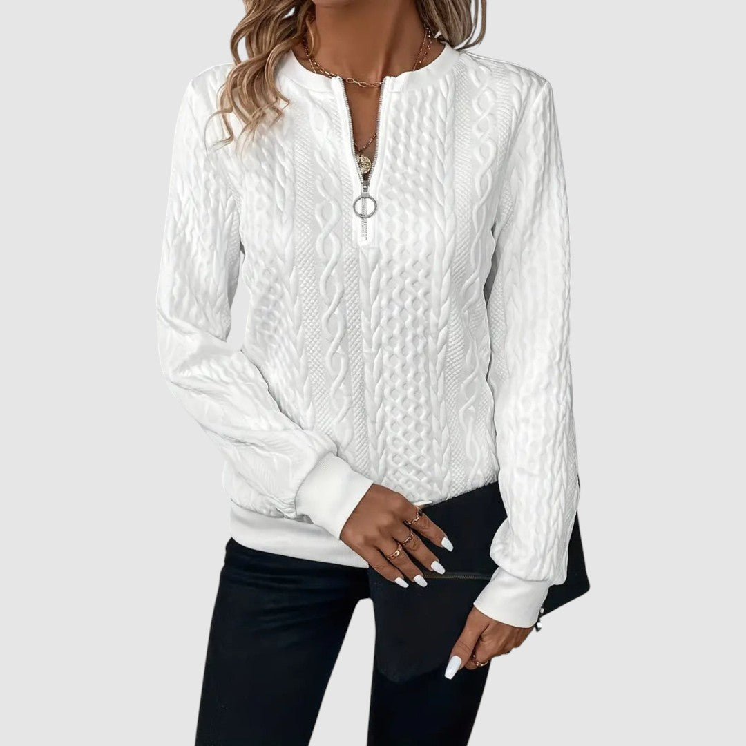 Rozárie - Pulover stilizat din tricot