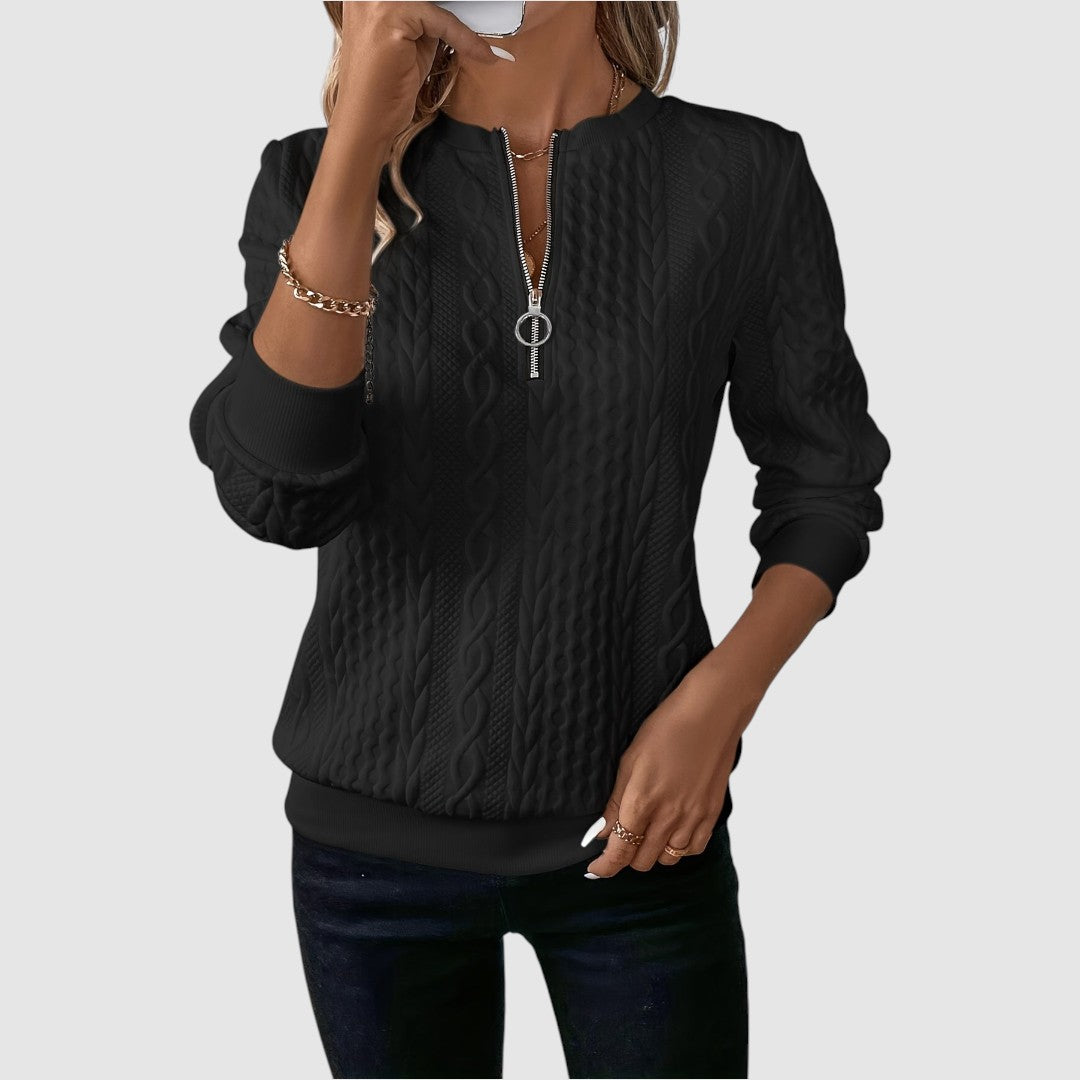 Rozárie - Pulover stilizat din tricot