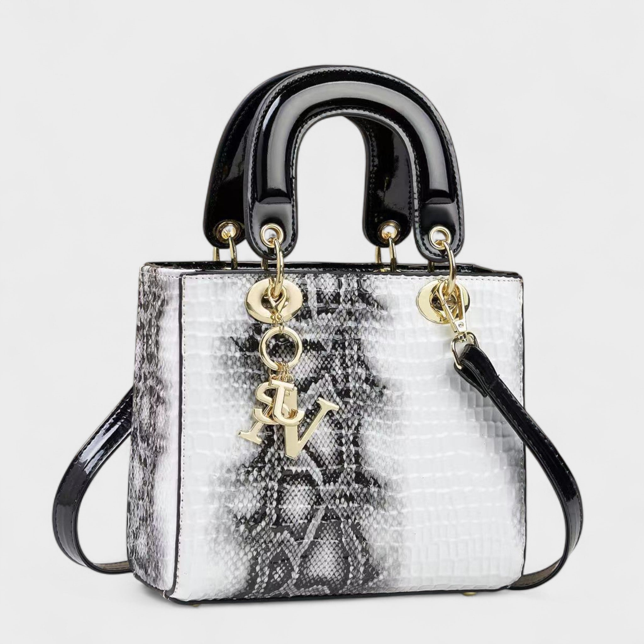 Izabela - Geantă cu Tinker în Model de Șarpe