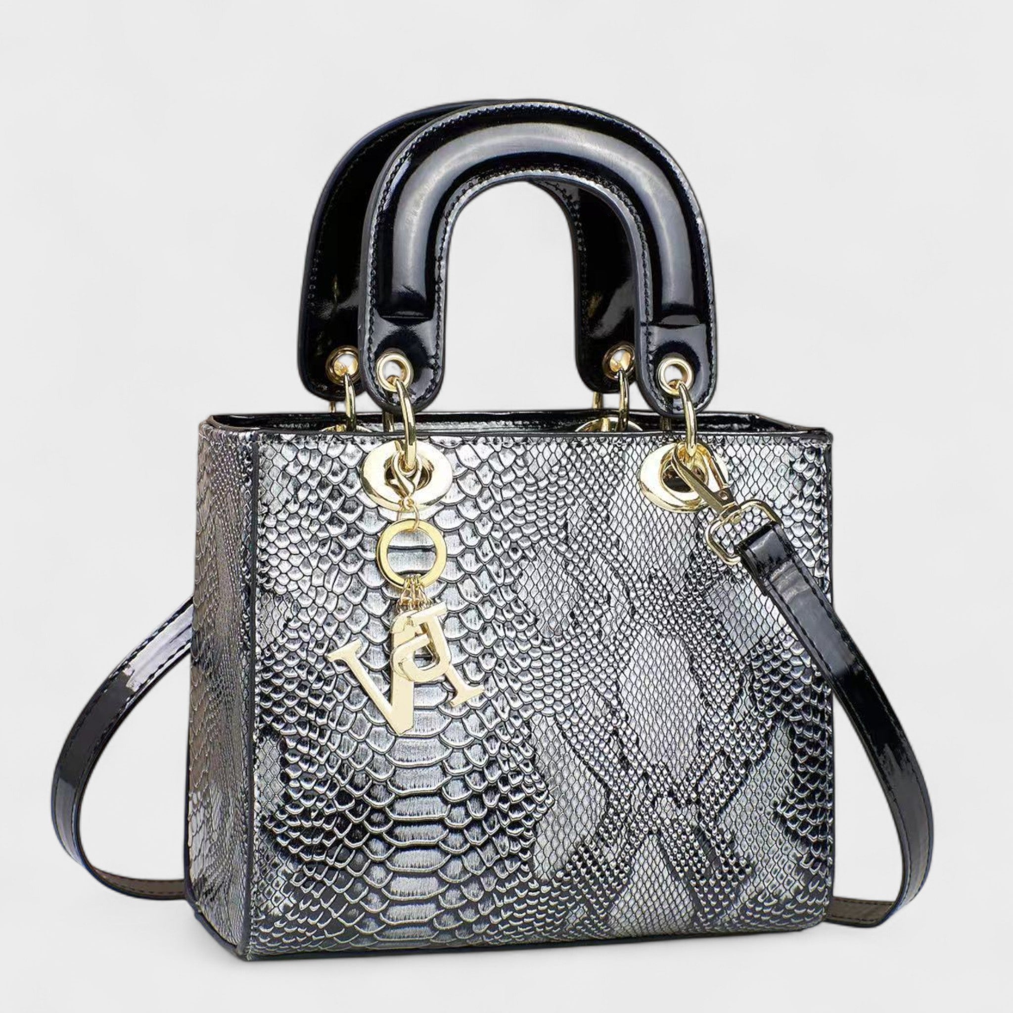 Izabela - Geantă cu Tinker în Model de Șarpe