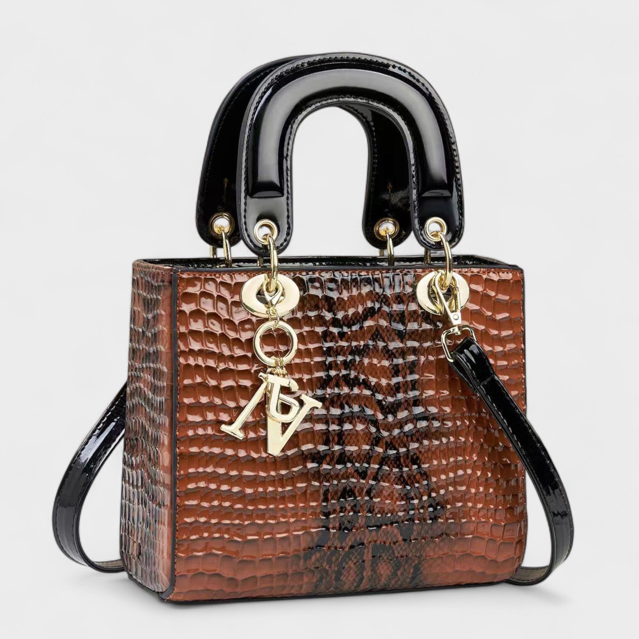 Izabela - Geantă cu Tinker în Model de Șarpe