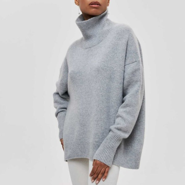 Natálie | Pulover elegant cu guler rotund pentru femei