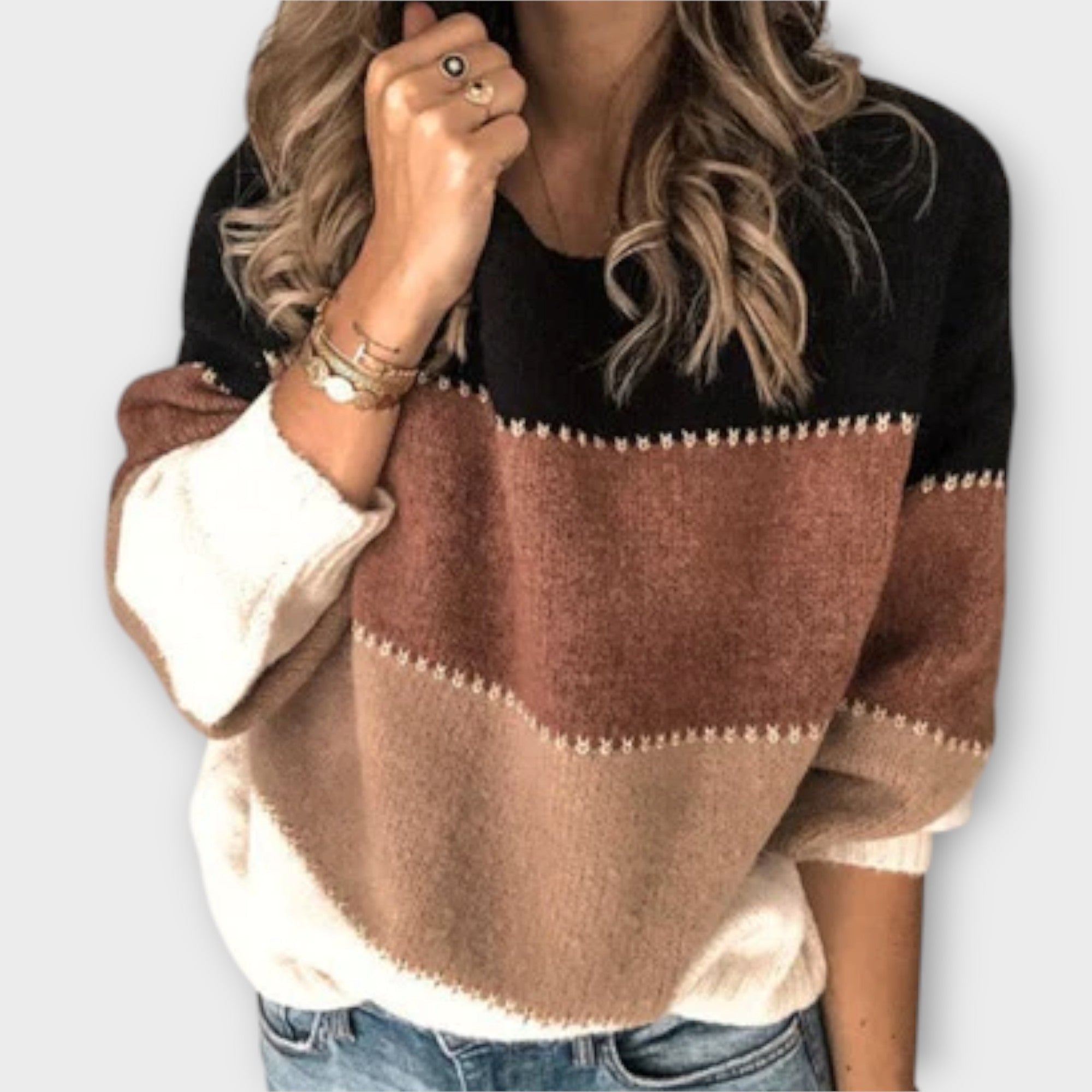 Elisa Pulover elegant retro pentru femei, exclusiv călduros